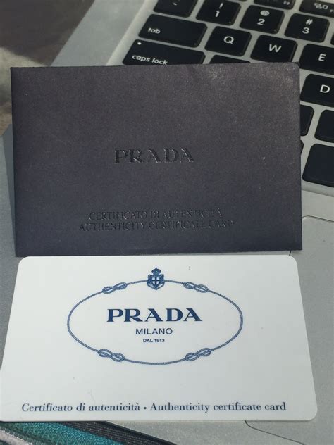 fake prada wallet|prada authenticity card.